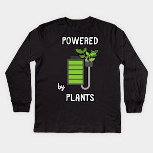 Powered by Plants Kids Long Sleeve T-Shirt